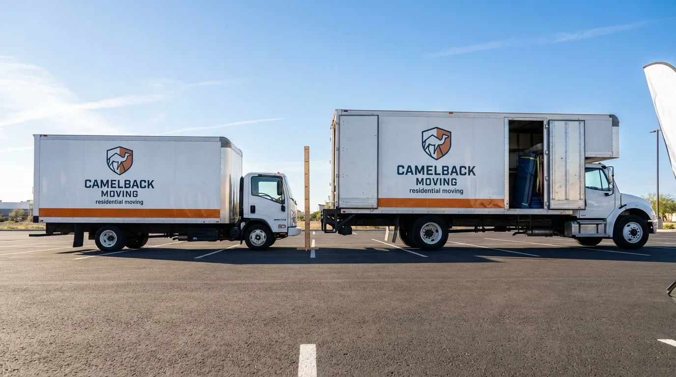 Moving truck size capacity guide in Alum Creek